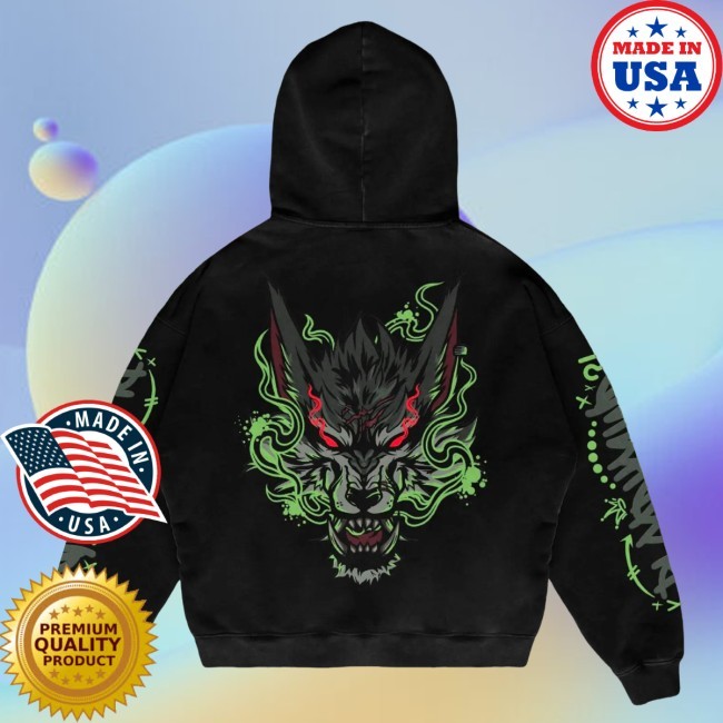 Cloudeelle "Bloodhound"-Oversized LS Hoodie