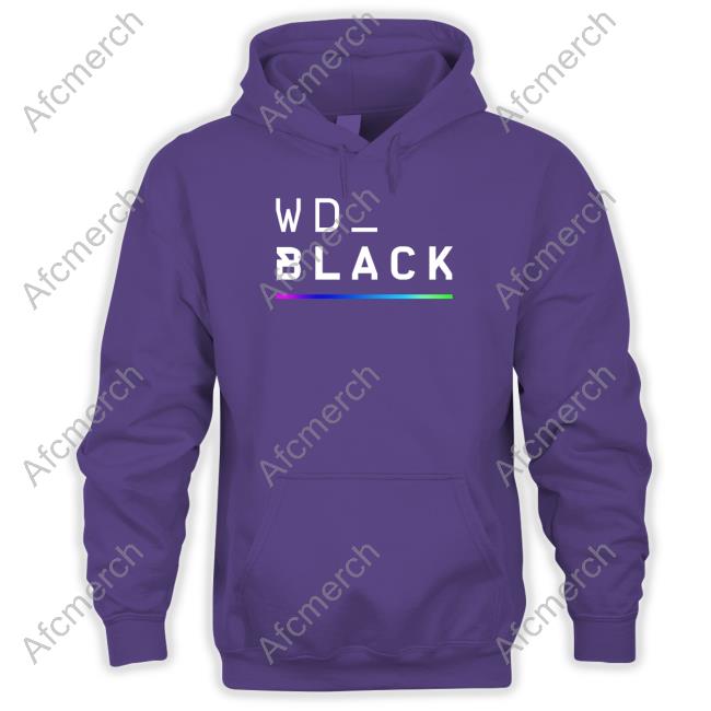 Wd_Black Color RGB Bar Shirt Wario64 Western Digital Shop