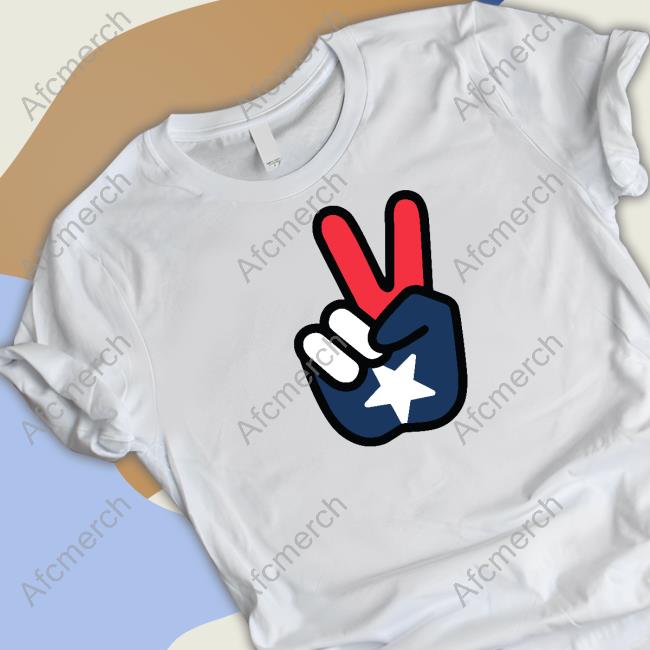Bullzerk Shop Peace Sign Tee Shirt