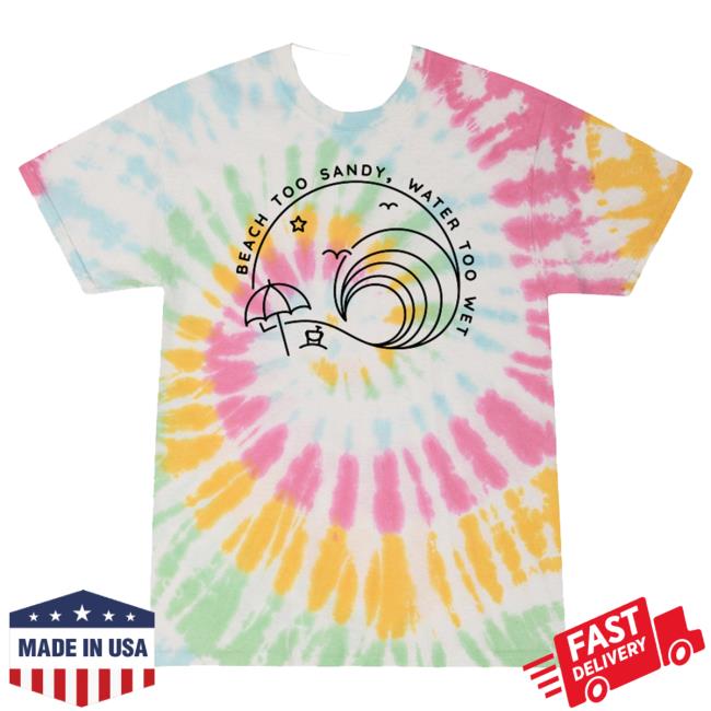 Official Kings Road Merch Store Beach Too Sandy Logo T-Shirt (Yosemite Dye) Kings Road Shop