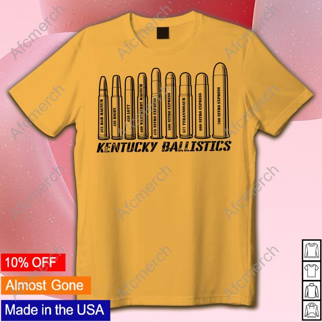 Official Kentucky Ballistics Elephant Bullets Long Sleeve Shirt