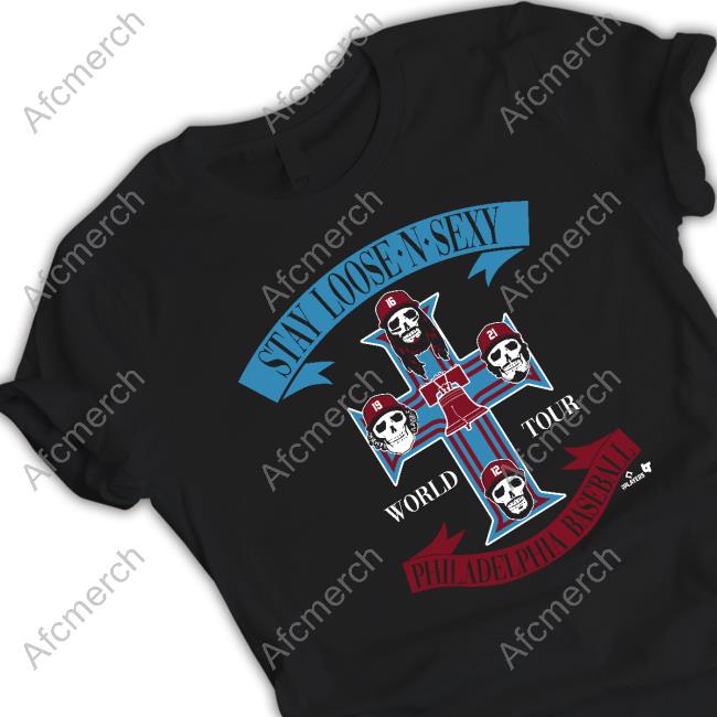 Stay Loose N Sexy World Tour Philadelphia Baseball Tshirt