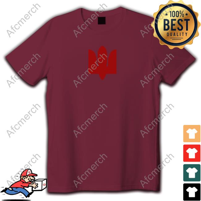 White Red Tryzub Sweatshirt