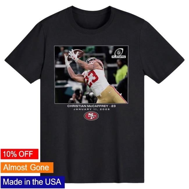 49ers McCaffrey NFL Wild Card Casual Fan T-Shirt