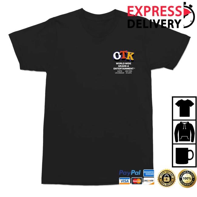 Otk Official Merch Store Worldwide Tshirt Black Otk Clothing Shop Otk Collection