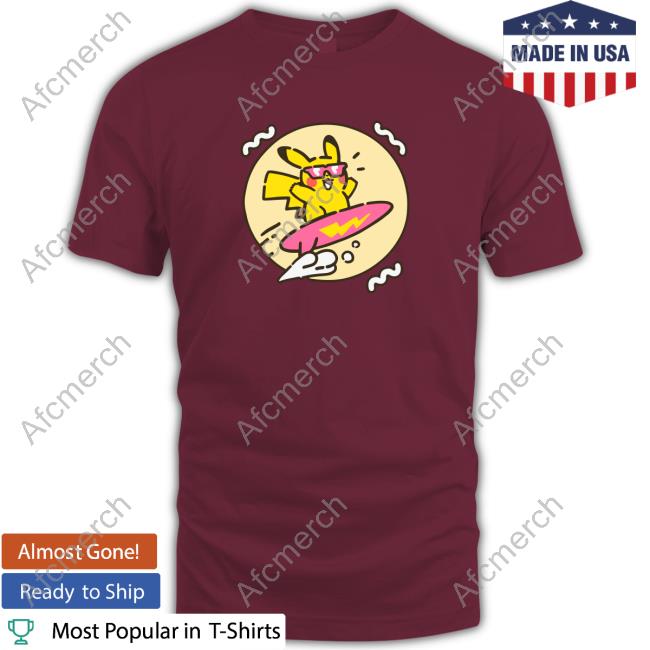 Pokemon Center Pikachu Lazy Summer T Shirt