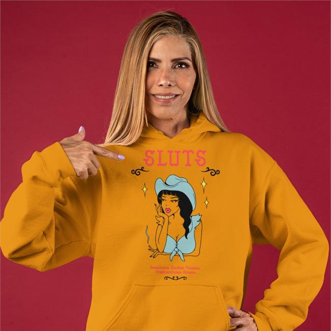 FSGPrints Sluts Southern Ladies Under Tremendous Stress Hooded Sweatshirt Nevada Schoppe