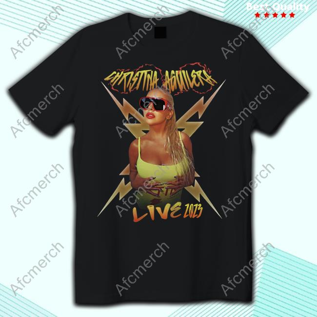 Official Christina Aguilera Live 2023 Tee