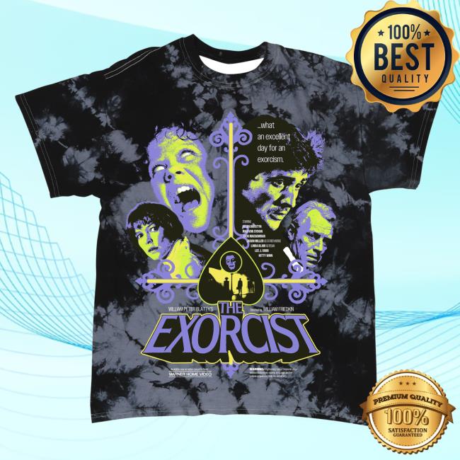 Official Studiohouse Designs Merch Store The Exorcist Tiedye New Shirt Unclean Spirit (Grey) Studiohouse Designs Apparel Clothing Shop StudiohouseDesigns