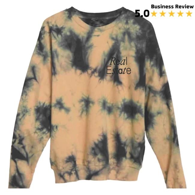 Official Ambient Inks Black/Orange Tie Dye Crew neck Sweatshirt