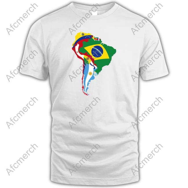Official South America Flag Map Sweatshirt