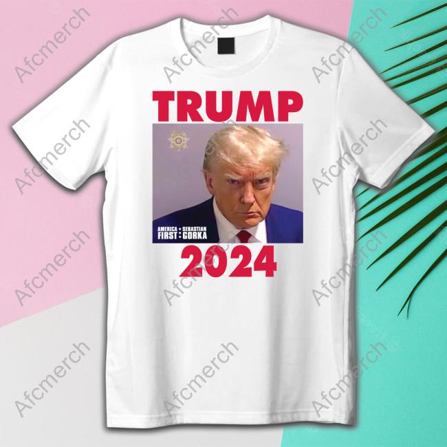 Official Sebastiangorkastore Merch Trump 2024 Mug Shot Tee Shirt