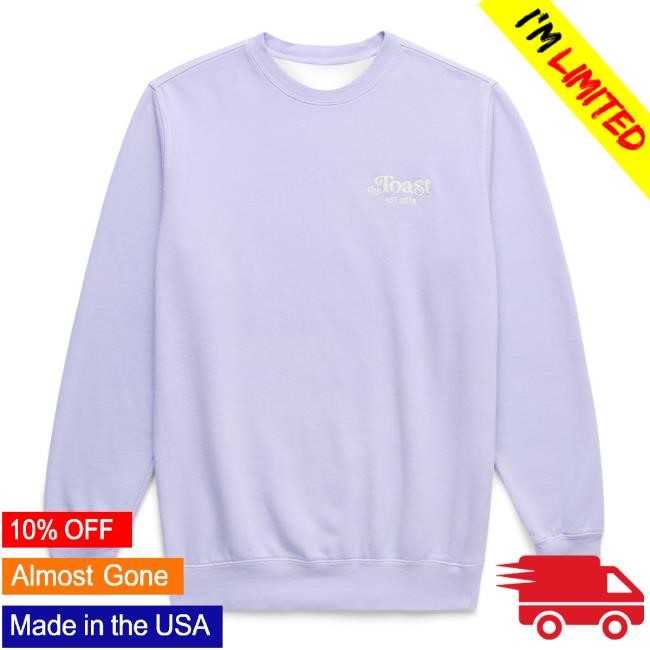 The Toast Official Store Merch | Logo Crewneck New | Toast Clothing Shop Shoptoastmerch
