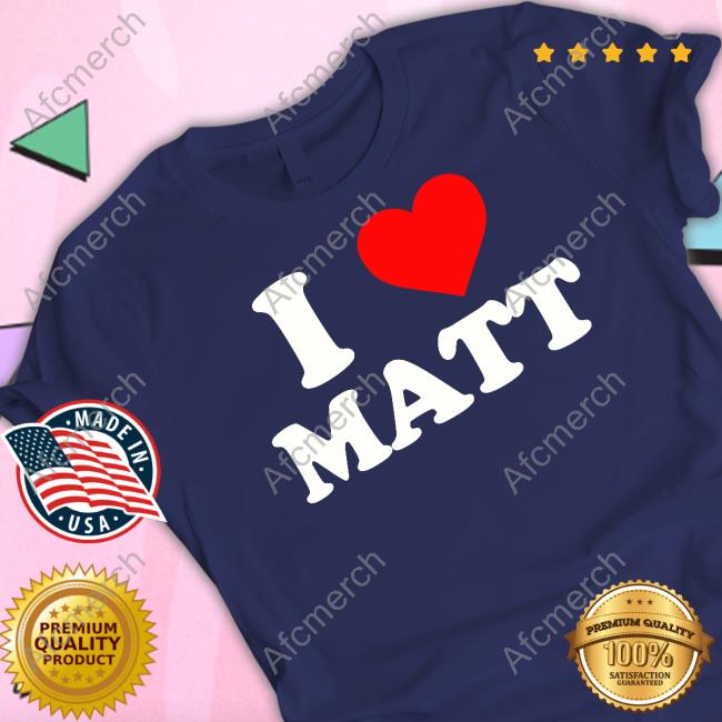 Official Nicolas Sturniolo I Love Matt T Shirt