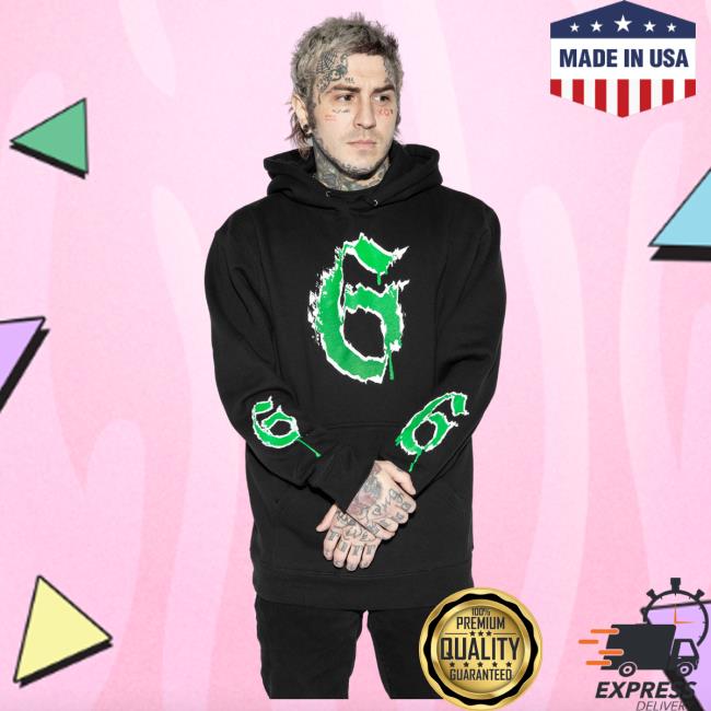 Blackcraft Cult Clothing Store BlackcraftCult Green Six - Heavyweight Popover Sweatshirt