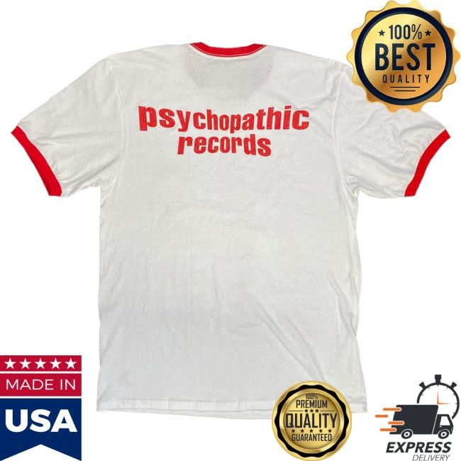 Official Icp Merch Store Insane Clown Posse Hatchetman Ringer T Shirt