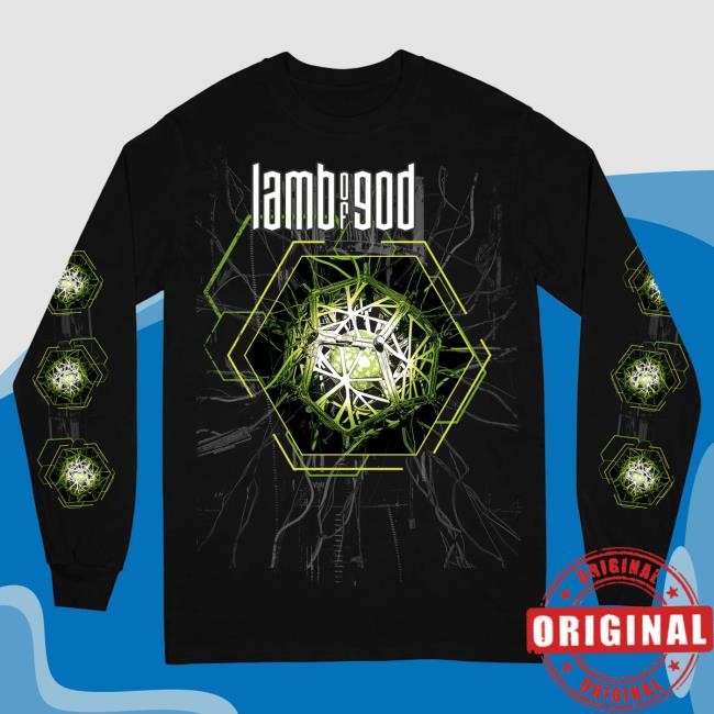 Lamb of God Into Oblivion Hexagon Long Sleeve Tour Gear