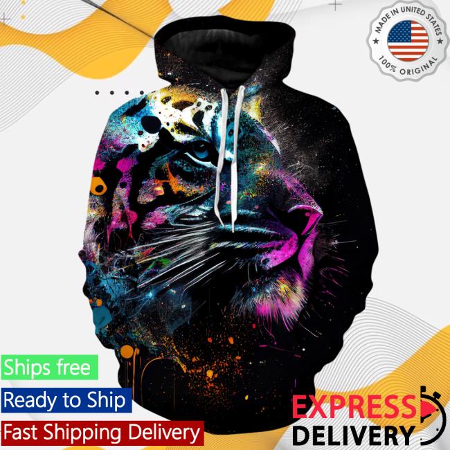 Official Iedm Clothing Galactic Tiger Unisex Tees 3D All Over Print