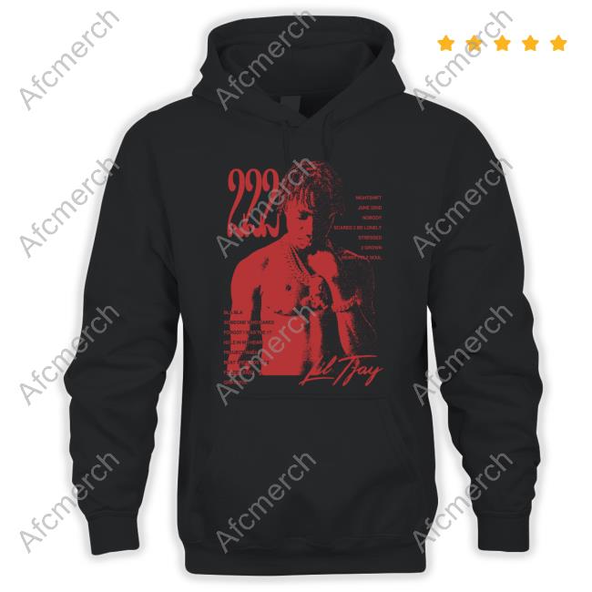 Official Lil Tjay 222 Tracklist Hoodie