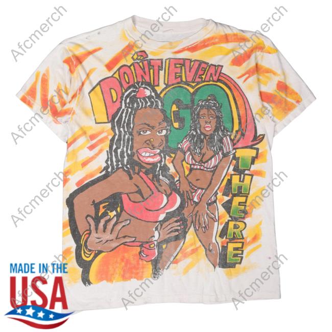 Official Justin Reed Vintage Don't Even Go There T-Shirt White Justinreed