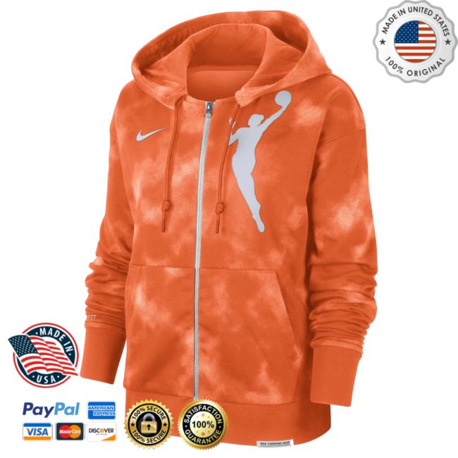 Official Seattle Storm Merch Store Seattle Storm Standard Issue Full Zip (Orange) Hoodies