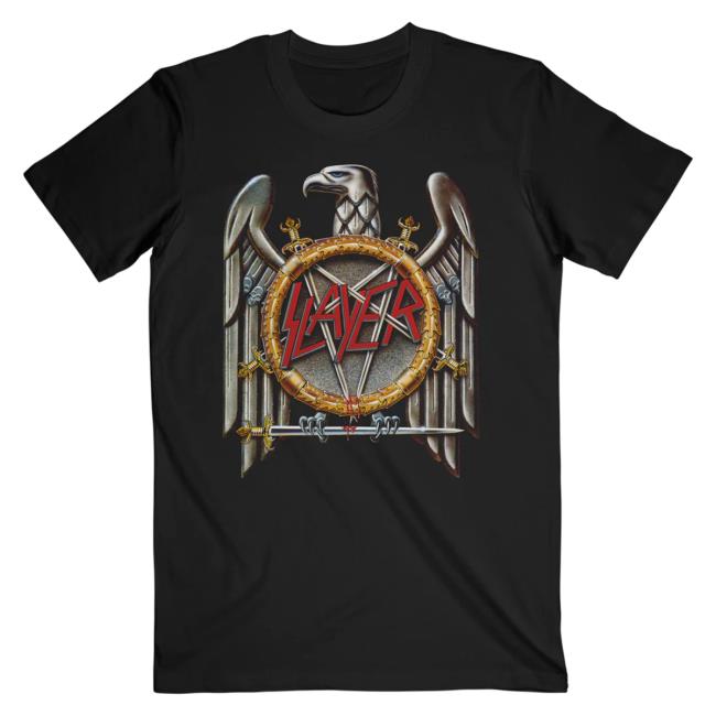 Slayer Clothing Store Shop Merch Silver Eagle T Shirt