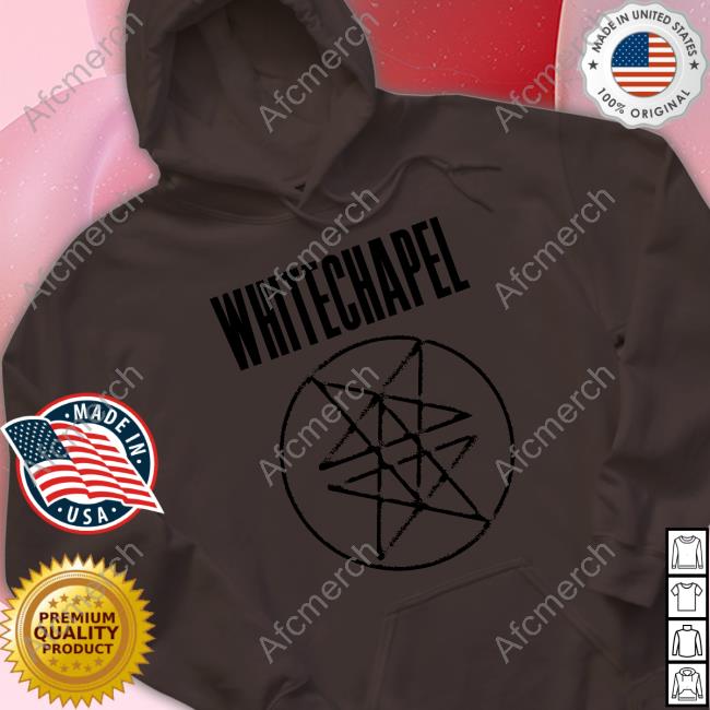 Official Whitechapel Merch Brain Eye Black Shirts