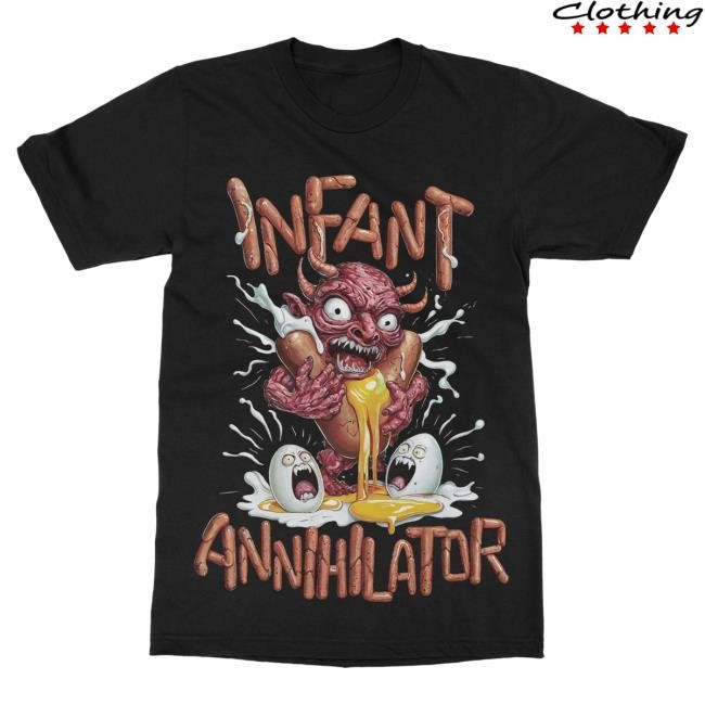 Official Indie Merch Store Shop Infant Annihilator Meat Demon Tee IndieMerchStore