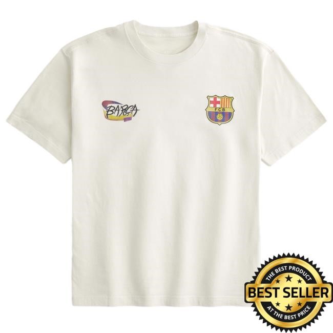 Official Hollister Co Merch Store FC Barcelona Graphic Hot Shirt Hollister Apparel Clothing Shop Hollisterco