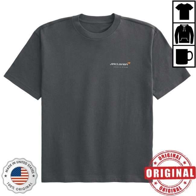 Official Hollister Merch Store Boxy McLaren Graphic Top Shirt Hollister Co