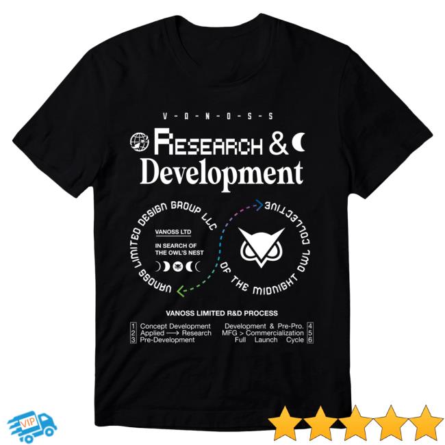 Official Vanoss 3Blackdot Merch Store Vanoss Vanoss® | Research Popover Shirt (Black) Limited Edition Vanoss3blackdot Apparel Clothing Shop