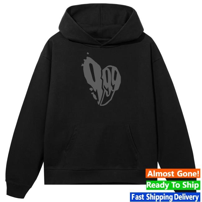 Xxx Tentacion Heart Hooded Sweatshirt | Xxxtentacion Official Merch Store Shop