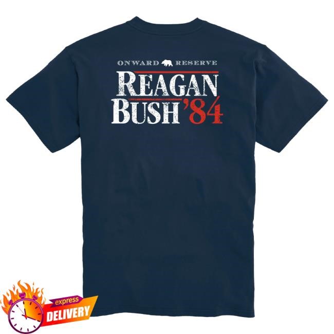 Vintage 1984 Election Tee Onward Reserve Political