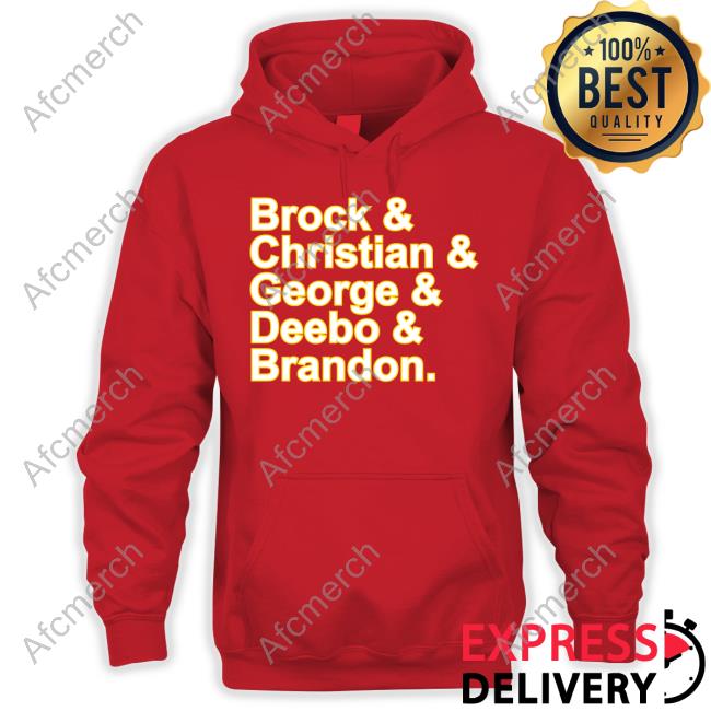 Official Brock And Christian And George And Deebo And Brandon Shirt Ninersparky