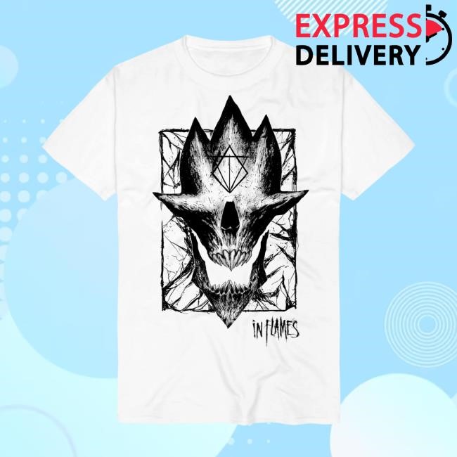 In Flames Jester Skull S/s Shirt In Flames Merch Shop