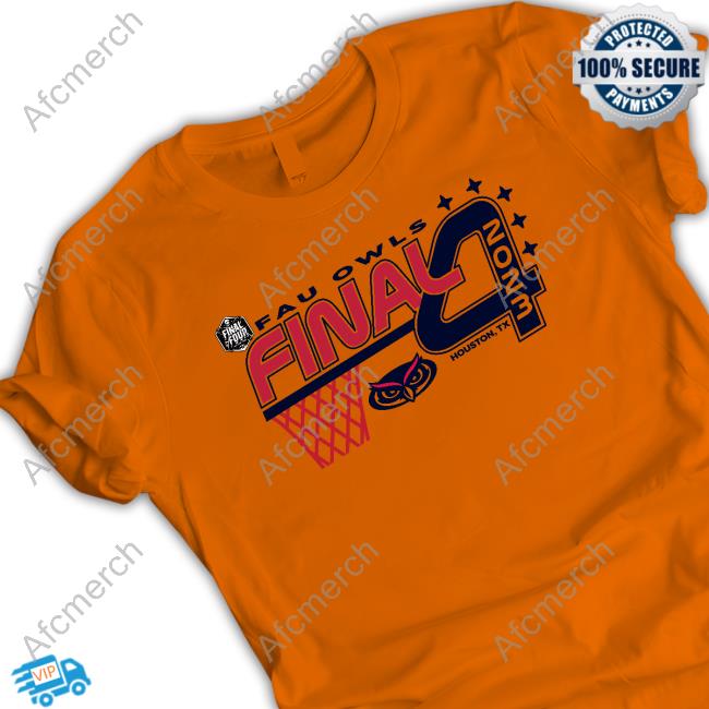 NCAA FAU Owls 2023 Final Four Oversized T-Shirt NCAA FAU Owls 2023 Final Four Oversized Tee Shirt