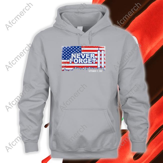 911 Memorial Never Forget Flag Shirt Official Ty Johnson Never Forget Flag Shirts