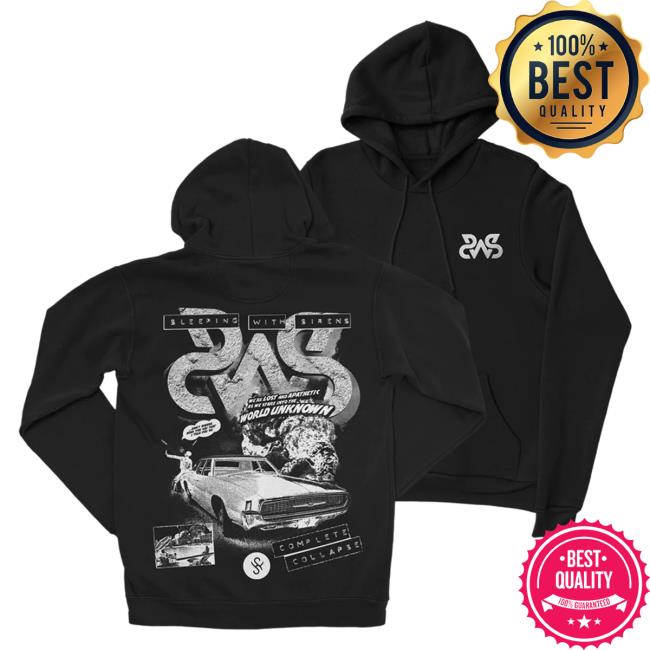 Official Sumerian Records Sleeping With Sirens Merch Store Apathetic Hooded Sweatshirt SleepingWithSirens Clothing