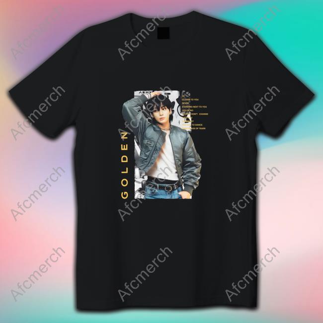 Official JUNGKOOK Golden L/S Tee