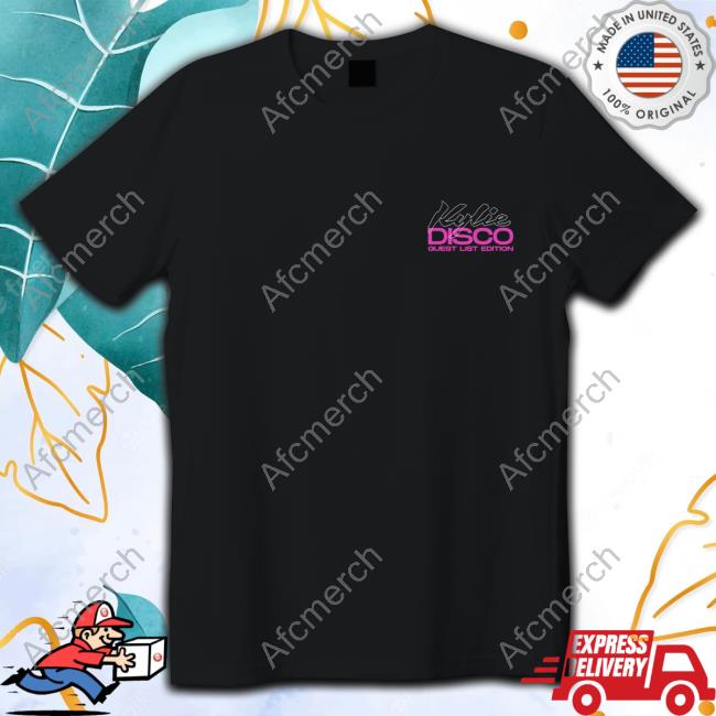 Official Kylie Store Disco Guest List Edition Shirts