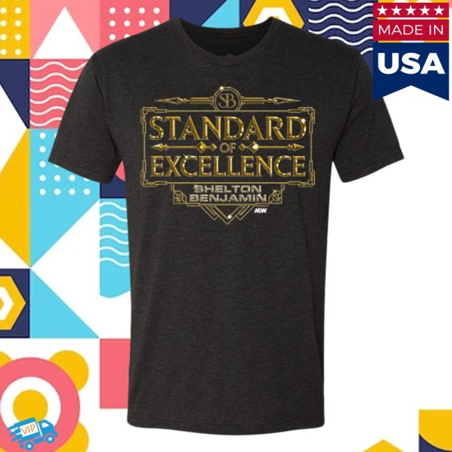 Shopaew Shelton Benjamin - Standard Of Excellence Triblend T-Shirt (Double-Sided) Shirt