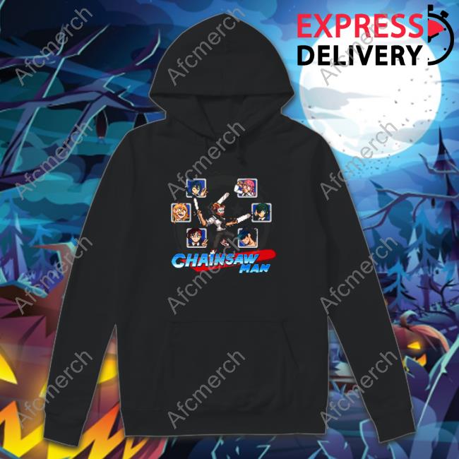 Chainsaw Man Devil Hunter Sweatshirt Shank Robot Merch Chainsaw Man Devil Hunter Shirts