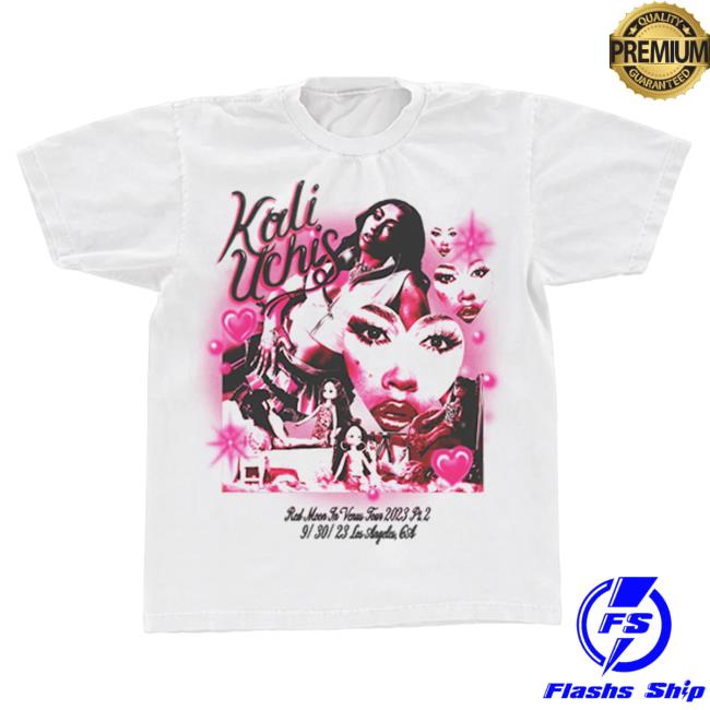 Kali Uchis Clothing Store Shop RMIV 'High With My Lover' LA Tour T-Shirts Kaliuchis Merch