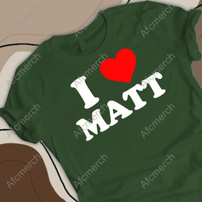 Nicolas Sturniolo I Love Matt Long Sleeve T Shirt Nicolas Sturniolo I Love Matt Shirts