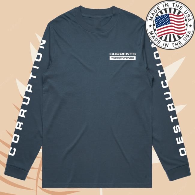 Currents Band Official "Eye of the Storm" Long Sleeve T Shirt Currentsofficial