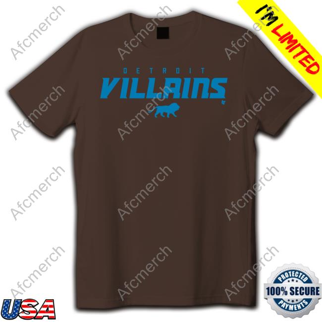Detroit Villains Long Sleeve T Shirt