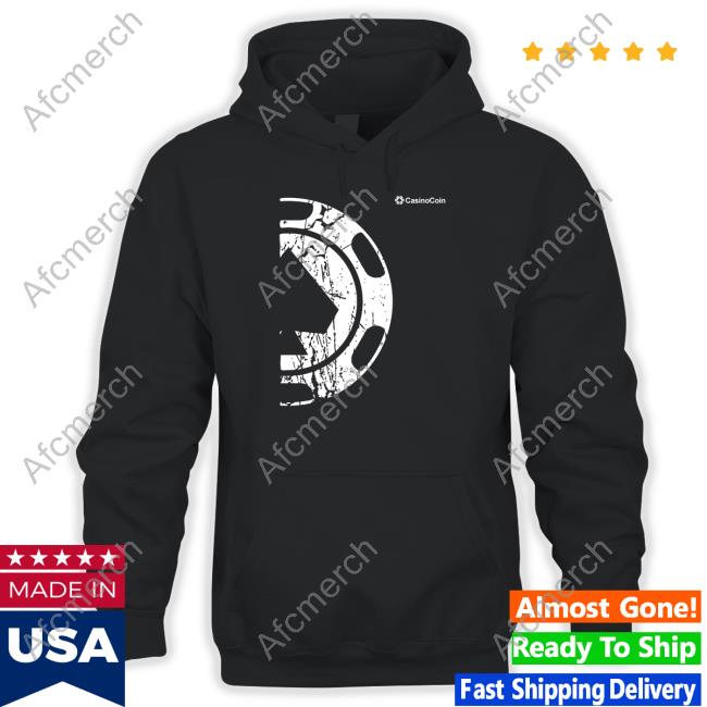 Xrpl Merch Official CasinoCoin Grunge Sweatshirt