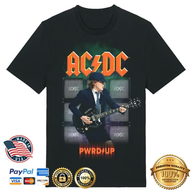 Official Ac Dc Merch Store AC/DC Angus Soundwall 2024 Tour Attractive Shirt Ac Dc Shop Acdc Clothing