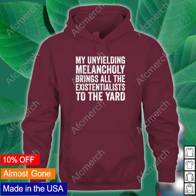 My Unyielding Melancholy Brings All The Existentialists To The Yard V Neck T Shirt Salty Stardust