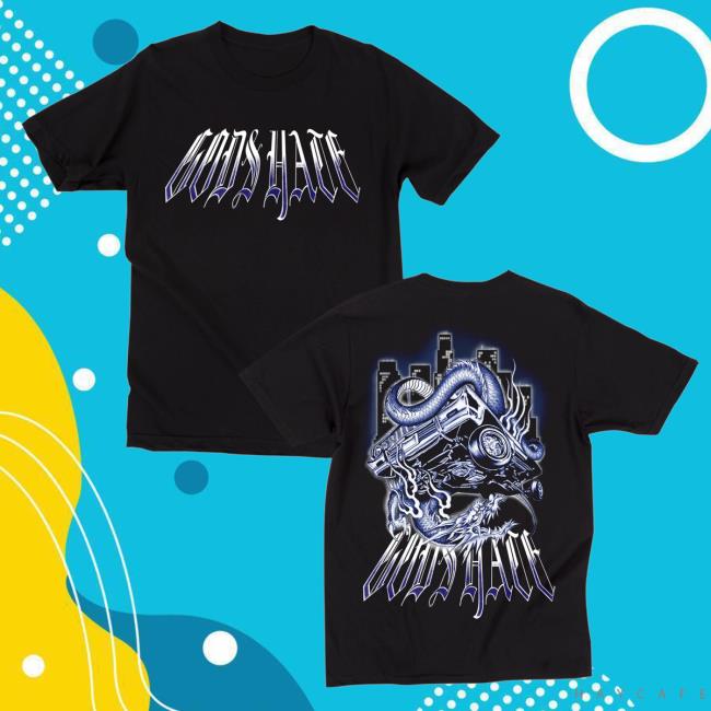 God's Hate Blue Dragon Tee